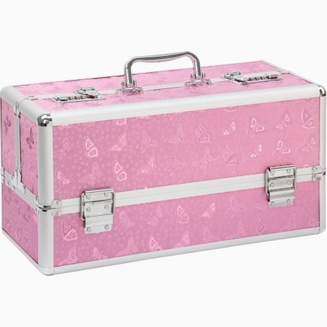 Великий кейс для зберігання секс-іграшок BMS Factory Large Lokable Vibrator Case Pink, кодовий замок