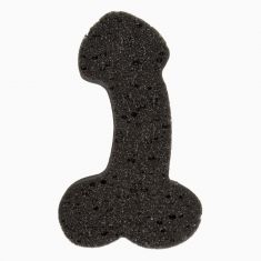 Губка для ванни Sponge Willy Black, 19 см