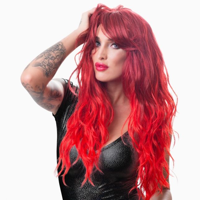 Парик - Wig Red Wavy Long