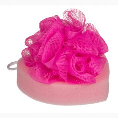 Губка для ванни Bath Sponge Heart, 12 см