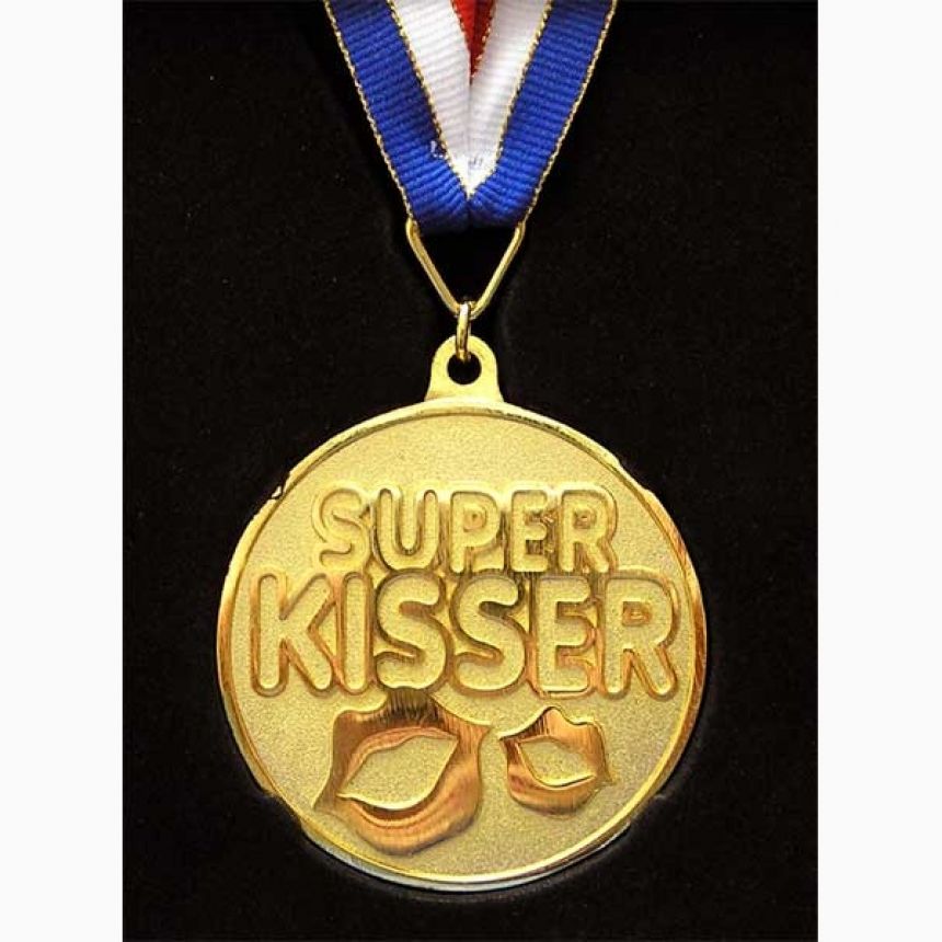 Медаль метал "Super KISSER" Медаль метал "Super KISSER"