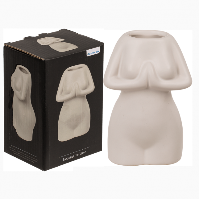Керамічна ваза Women´s Body White, 175 мл