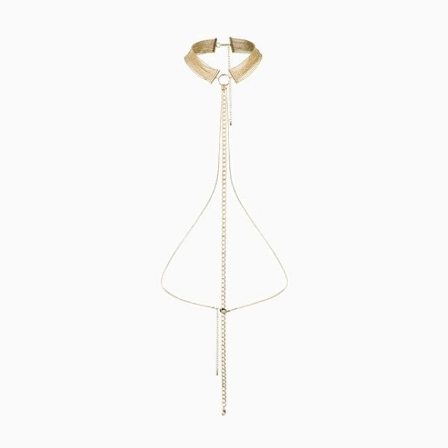 Прикраса-нашийник Bijoux Indiscrets MAGNIFIQUE Collar - Gold