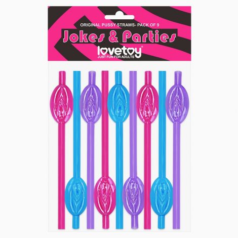 Трубочки - Original Pussy Straws Colour, 9 шт.