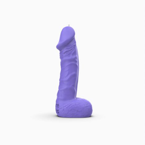 Свічка у вигляді члена Pure Bliss MINI Violet 15 см