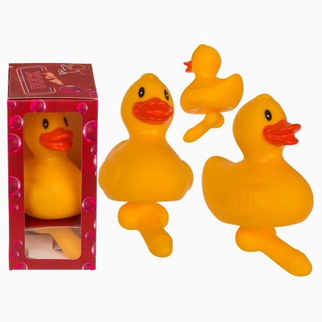 Гумова качечка з пенісом Duck With Dick