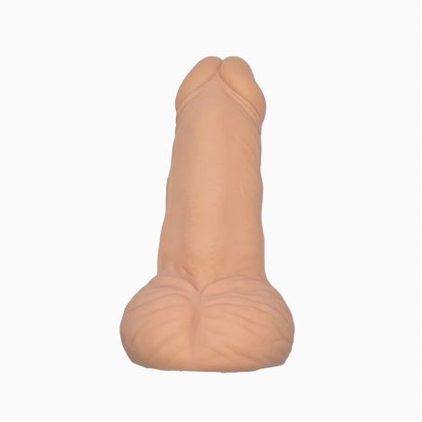 Іграшка пеніс-пискавка з мошонкою Diverty Sex Nude