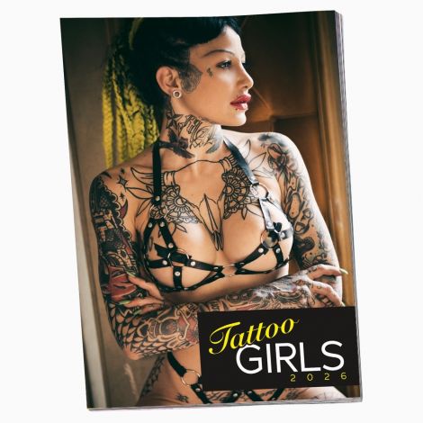 Еротичний календар - Pin-up Calendar Tattoo Girls 2026