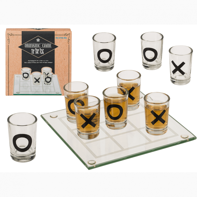 Гра Drinking Game Tic Tac Toe, 9 шт.