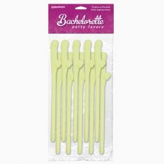Трубочки - Bachelorette Party Favors Dicky Sipping Straws Glow in the Dark