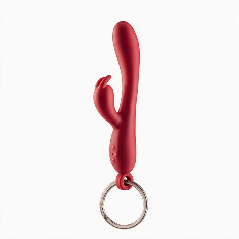 Брелок вібратор-кролик Diverty Sex Red