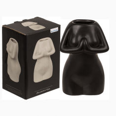 Керамічна ваза Women´s Body Black, 175 мл