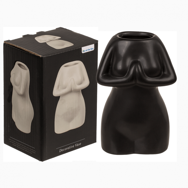 Керамічна ваза Women´s Body Black, 175 мл