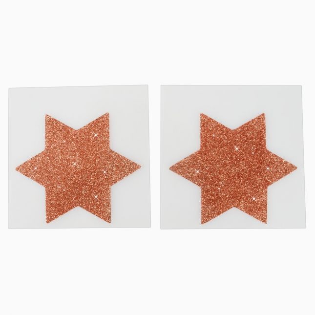 Накладки на соски - Titty Sticker Star Big Copper