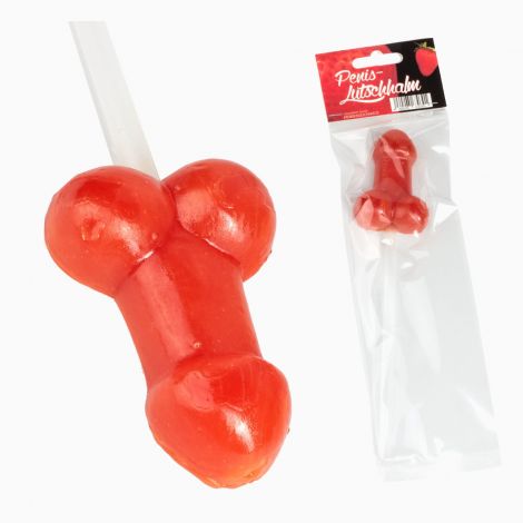 Цукерка - Penis - Strohhalm - Lolly Red