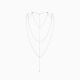 Ланцюжок для спини Bijoux Indiscrets Magnifique Back and Cleavage Chain - Silver, прикраса для тіла