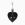 Брелок на карабине для ключей Art of Sex Chained Heart, Черный
