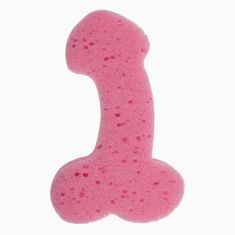 Губка для ванни Sponge Willy Pink, 19 см
