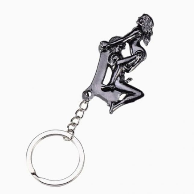 Брелок женщина сверху Funny Sexy Keychain