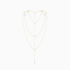 Ланцюжок для спини Bijoux Indiscrets Magnifique Back and Cleavage Chain - Gold, прикраса для тіла