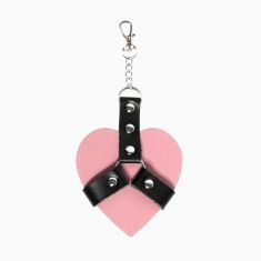 Брелок на карабине для ключей Art of Sex Chained Heart, Розовый