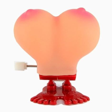 Іграшка-пострибун груди Plastic Sexy Jumping Jolly Pecker