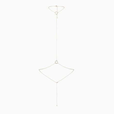 Ланцюжок на шию і пояс Bijoux Indiscrets Magnifique I Body Chain - Gold, прикраса на тіло