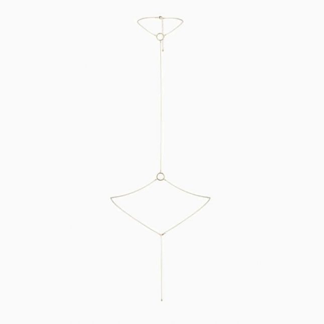 Ланцюжок на шию і пояс Bijoux Indiscrets Magnifique I Body Chain - Gold, прикраса на тіло