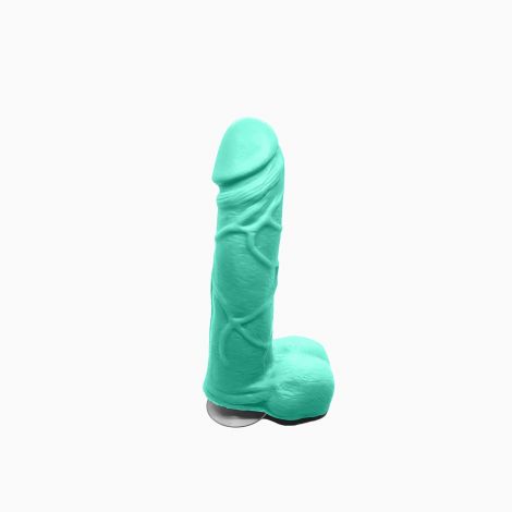 Мило у формі пеніса Чистий Кайф Turquoise size M, крафтове мило-член, натуральне