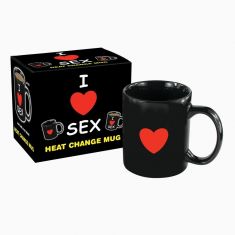 Кухоль з приколом Mug (Heat Change) - I Love Sex