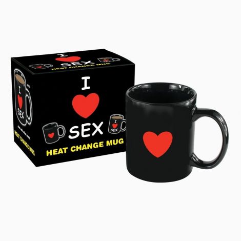 Кухоль з приколом Mug (Heat Change) - I Love Sex