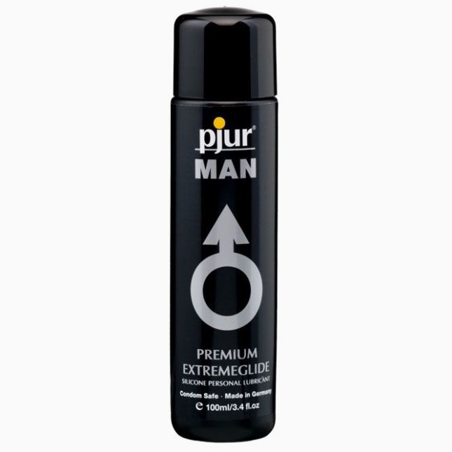 Густая силиконовая смазка pjur MAN Premium Extremeglide 100 мл с длительным эффектом, экономная