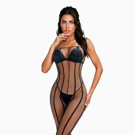 Бодістокінг - Bodystocking 214088, black - One Size
