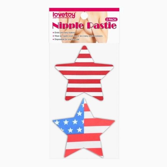Пестіси - Stars and Stripes Nipple Pasties (2 пари)