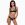 Комплект белья Passion Exclusive ARIN SET XXL/XXXL, black, сетчатый лиф и стринги