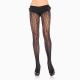 Leg Avenue LEG9927 - ажурные колготки с леопардовым узором, OS, (черный)