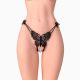 Трусики с жемчугом Fashion Secret Natasha Black