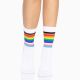 Носки женские в полоску Leg Avenue Pride crew socks Rainbow, 37–43 размер
