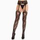 Колготки Leg Avenue Net Stockings with Attached Garter Belt One Size Black Колготки Leg Avenue Net Stockings with Attached Garter Belt One Size Black