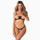 Комплект Obsessive Euridia 2-pcs crotchless set M/L