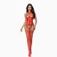 Бодістокінг - Bodystocking 2054, red - One Size