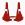 Ліф класичний Feral Feelings - Bikini Top Red
