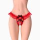 Трусики с жемчугом Fashion Secret Romance Red