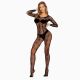 Бодістокінг - Bodystocking 2037, black - One Size