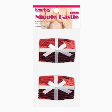 Пестіси - Reusable Christmas Sequin Square Nipple Pasties