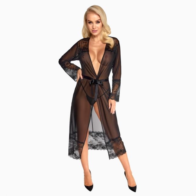 Пеньюар - 2760517 Kissable Kimono Long, black