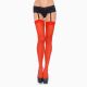 Leg Avenue Sheer Stockings + PLUS SI Red