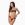 Комплект белья Passion AMORE SET black, стринги и лиф в виде подарочной ленты с бантом