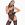 Боди Noir Handmade F242 Tulle body with patterned flock embroidery, L