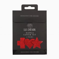 Пестіси - Le Desir Nipple Cover Set Red (3 пари) Пестіси - Le Desir Nipple Cover Set Red (3 пари)